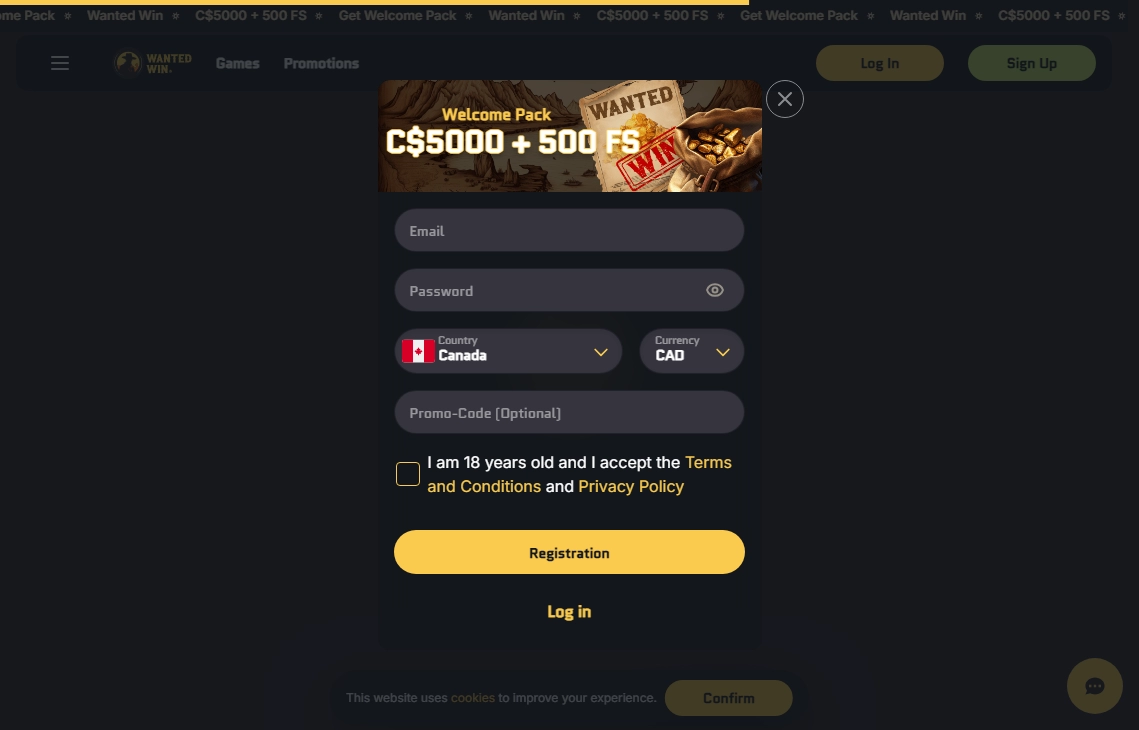 Wanted Win Casino